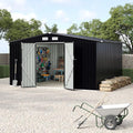 8x10 FT Metal Storage Sheds Outdoor, MetalTool Shed by RELJOFUM