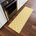 Ottomanson Hallway Runner Rug 2'2" x 6' Non Slip Trellis Area Rugs Easy to by Ottomanson