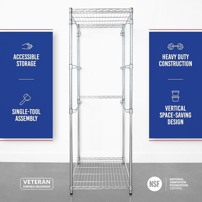 SafeRacks 5-Tier Steel Tote Rack WS-BR27 - Image 5