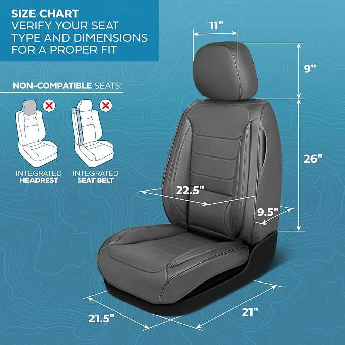 Elite Edition Faux Leather Seat Covers - Image 2