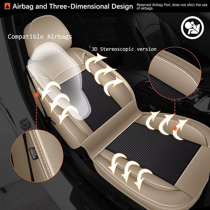 Seat Covers Fit for Toyota Camry 2012-2023 2024 2025: Car Seat Covers Full Set - Image 4