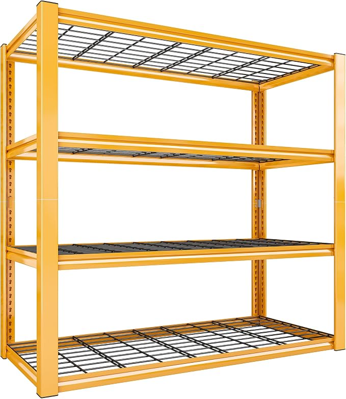 REIBII 40" W Garage Shelving Heavy Duty Metal Shelving 2200LBS Storage Shelves by REIBII