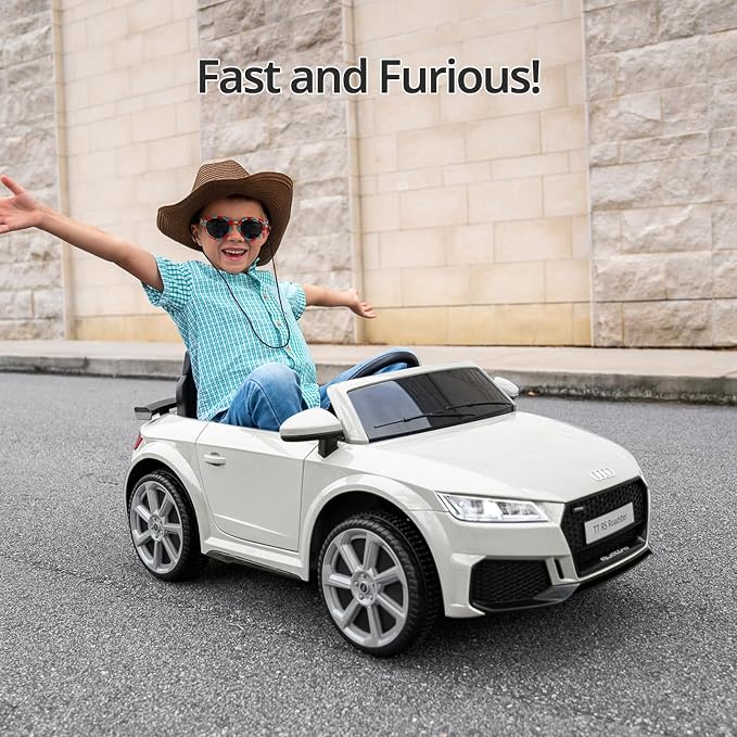 Electric Ride on Car for Kids, Licensed Audi 12V 7Ah Kids Ride-on Toy for - Image 2