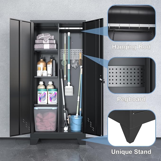 Metal Garage Storage Cabinet for Home, Storage - Image 5