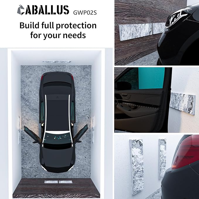 GWP02S Marble Grain Garage Wall Protector Car Door Protectors, Garage - Image 3