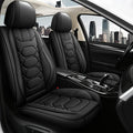 Pariitadin Leather Car Seat Covers Front Pair, Waterproof Faux Leather Seat by Pariitadin