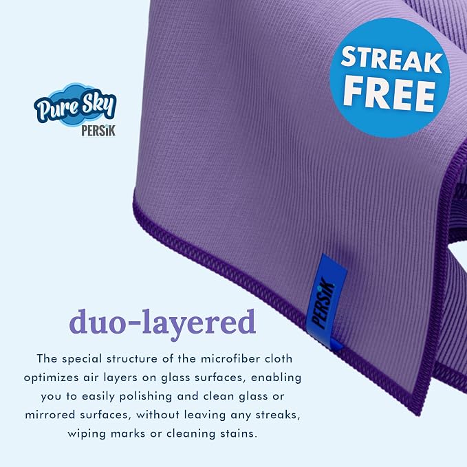 persik Pure-Sky Microfiber Cleaning Cloth - Image 7