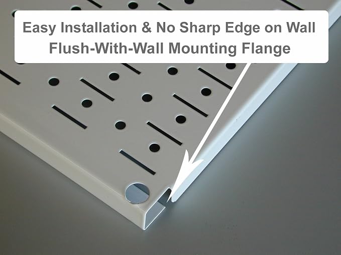 Wall Control Pegboard Organizer 4 ft. Metal Pegboard Standard Tool Storage Kit - Image 8