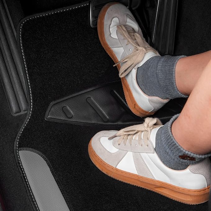 CAR PASS Rainbow Waterproof Universal Fit Faux Leather Car Carpet- Anti-Slip - Image 4