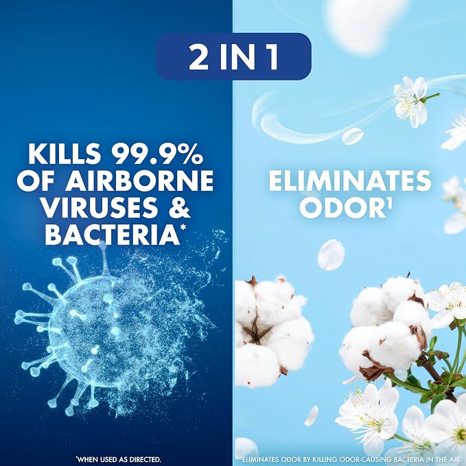 Lysol Air Sanitizer Spray with Odor Eliminator - Image 3