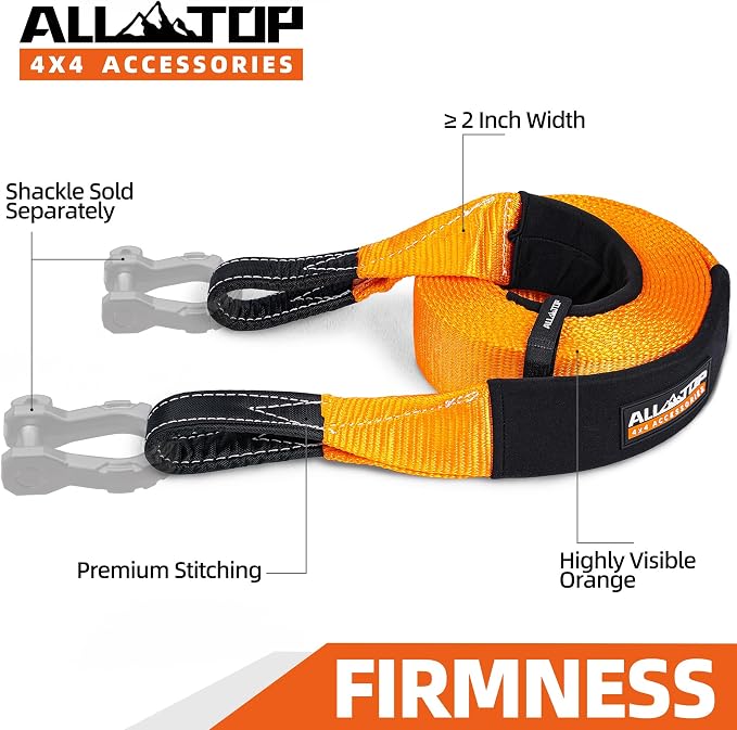 ALL-TOP Recovery Snatch Strap, 4in x 30ft - Image 3