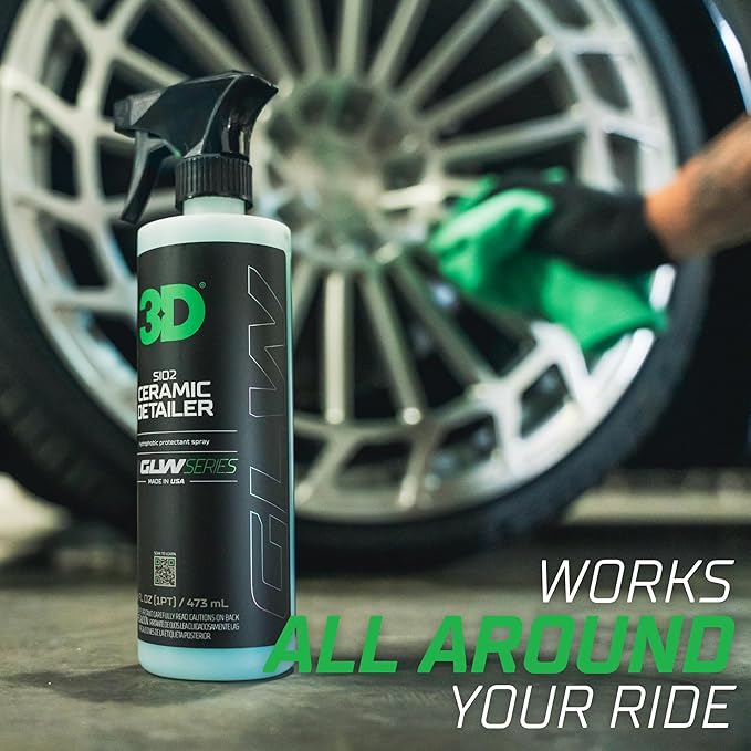 3D Ceramic Detailer, GLW Series | Hyper Gloss Finish | SiO2 Peak Hydrophobic - Image 4