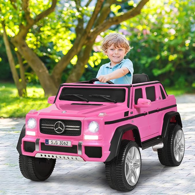 HONEY JOY Ride On Truck, Licensed Mercedes-Benz Maybach G650 Battery Powered - Image 3