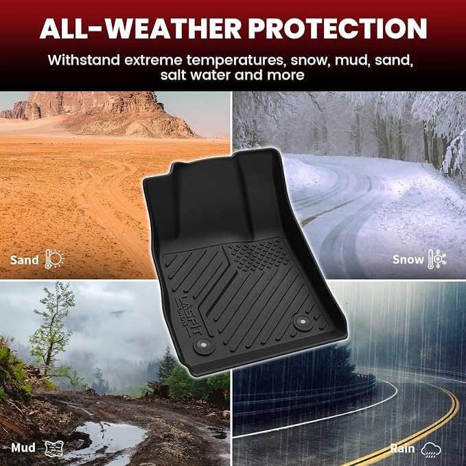 LASFIT Floor Mats for Chevrolet Chevy Impala 2014-2020 Car Floor Mats, All - Image 7
