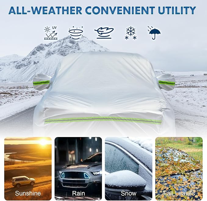 KEYOOG Full Car Cover Is All-weather Waterproof 6-layer, Universal In All - Image 3