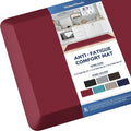 KitchenClouds Kitchen Mat Cushioned Anti Fatigue Kitchen Rug 0.8inch Waterproof by KitchenClouds