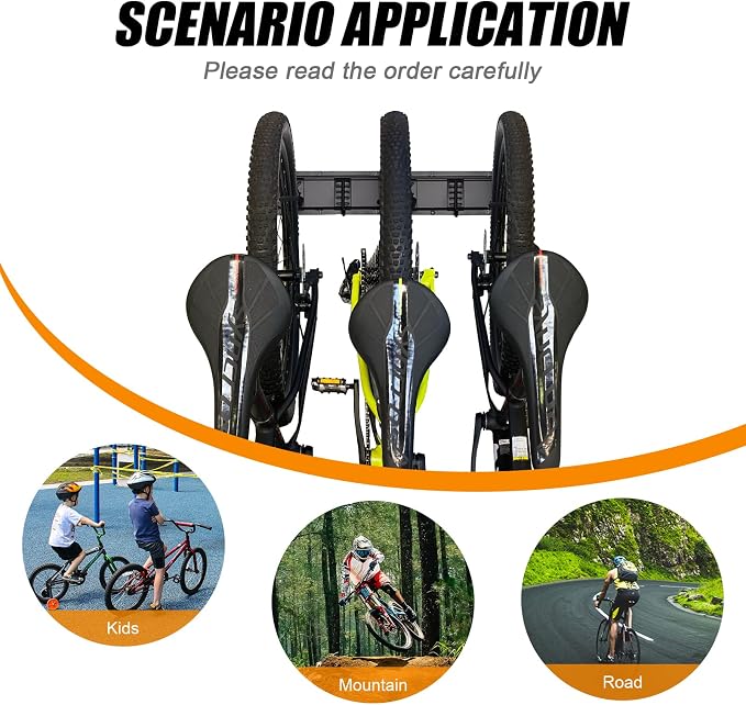 Bike Storage Rack Wall Mount Garage Hanger - Image 7