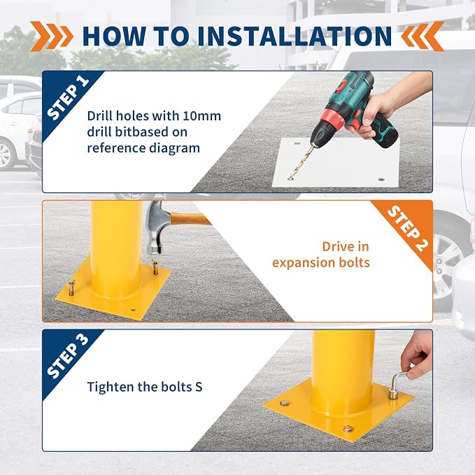 4.5x36 Inch Safety Bollard Post - Image 5