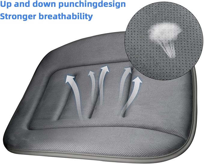 KAYI Car Seat Cushion, Memory Foam Car Seat Cushion, Anti Slip Rubber Bottom - Image 3