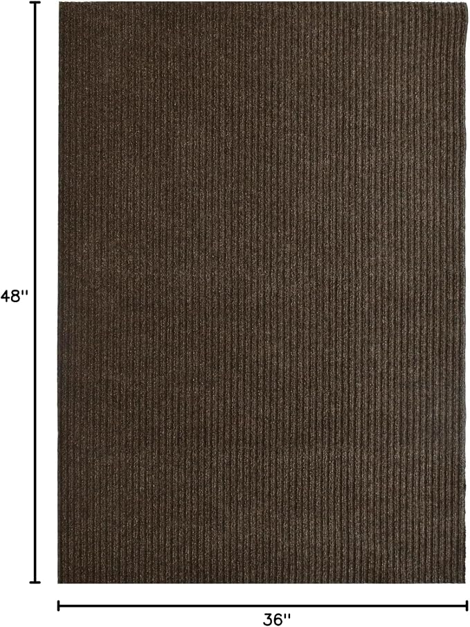 iCustomRug Spartan Weather Warrior Indoor/Outdoor Utility Ribbed Carpet Runner - Image 3