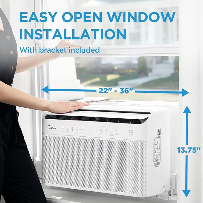 Midea MAW12V1QWT U-Shaped AC Window Air Conditioner - Image 6