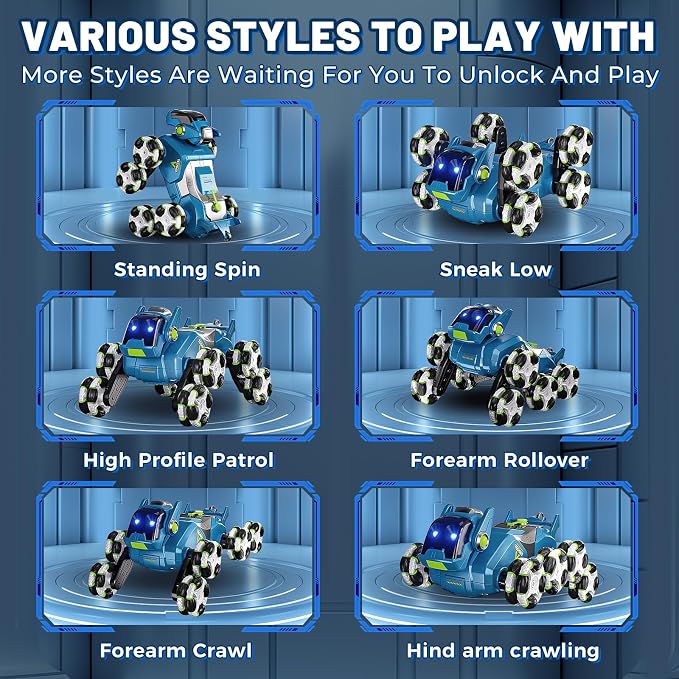 Gesture Sensing RC Stunt Car, Remote Control Car Toys - Image 3