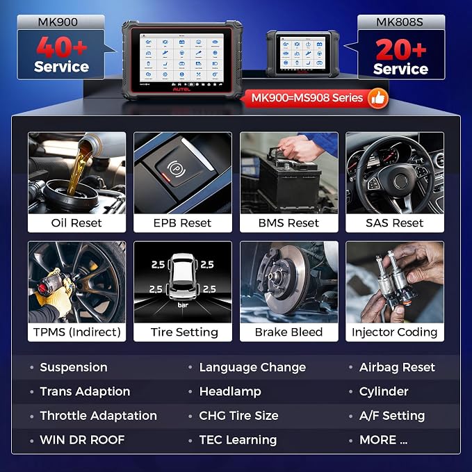 Autel Scanner MaxiCOM MK900: 2025 Same as MK900BT MK900-BT MX900 Bidirectional - Image 3