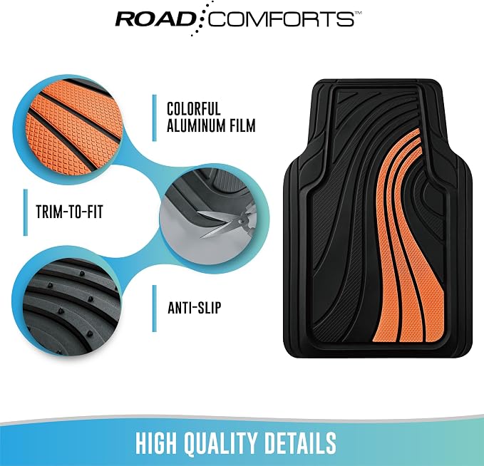 Road Comforts Car Floor Mats Full Set – Front & Rear Car Floor Mats - Image 7