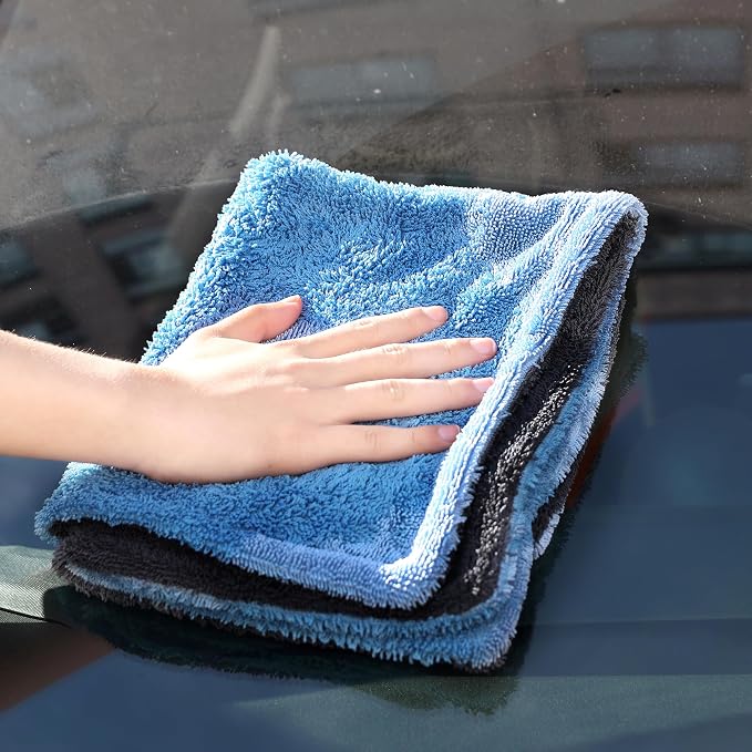 LIVOS Extra Large Car Drying Towel, Twisted Terry Microfiber Towels - Image 6