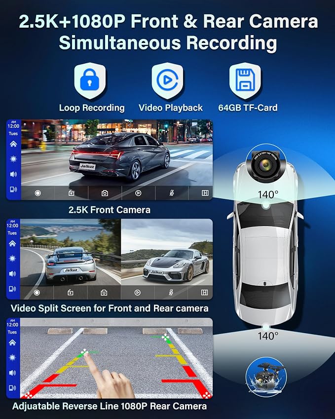 2025 Exclusive 11.26'' Portable Wireless Apple CarPlay Screen - Image 4