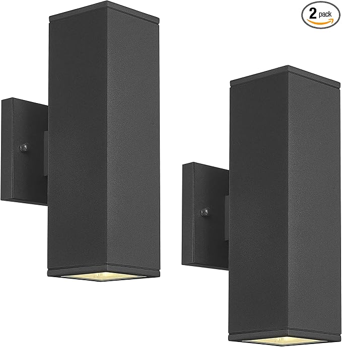 Ken & Ricky Outdoor Wall Lights, Modern Exterior Lighting Fixtures, Aluminum by KenRicky