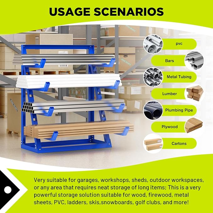 Heavy Duty Steel Horizontal Storage Rack - Image 5
