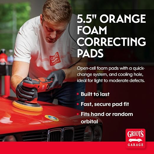 Griot's Garage Orange Foam Correcting Pads - Image 2