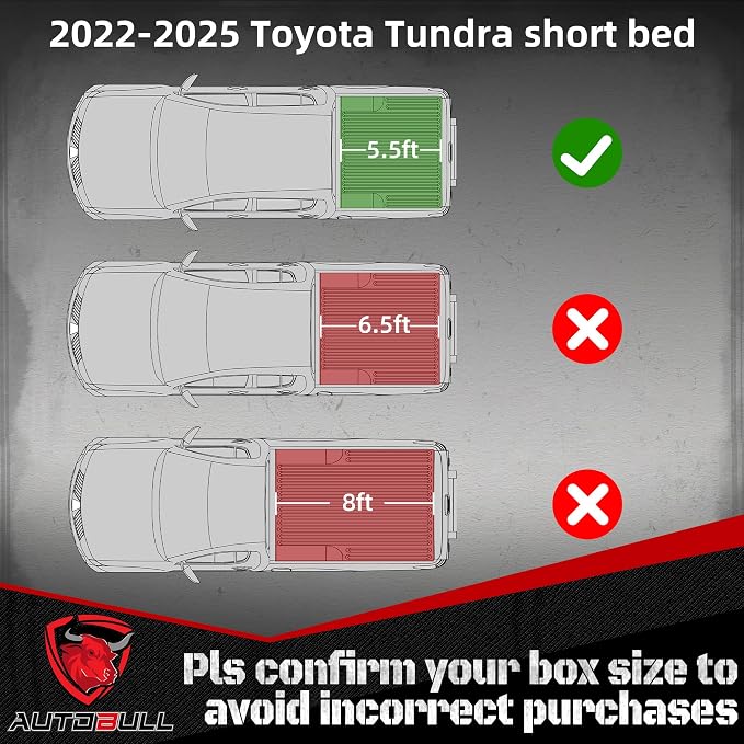 Soft Tri Fold tonneau Cover Compatible - Image 7