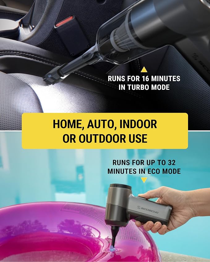 Scosche SCOVAC Cordless Handheld Vacuum Cleaner - Image 4