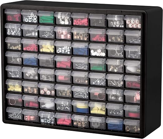 Akro-Mils 64-Drawer Plastic Drawer Storage Cabinet - Image 10