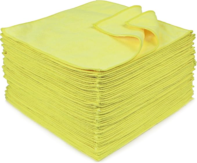Eurow 300 GSM Microfiber Cleaning Towels, Streak-Free, Ultra Absorbent Cloths by Eurow