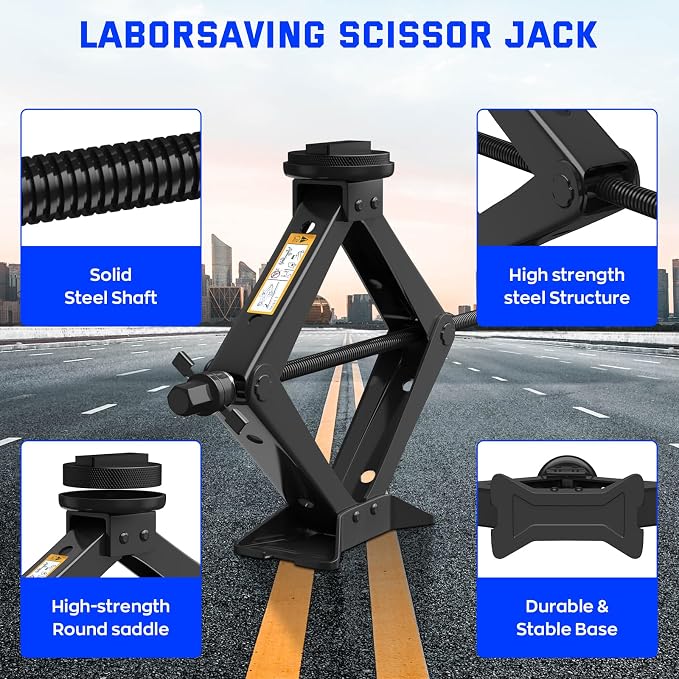 Car Jack Kit for BMW & MINI, 2.5 Ton Scissor Jack for BMW Vehicle - Image 4
