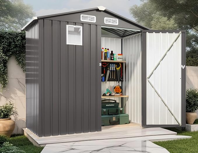 6X3.5 FT Outdoor Storage Shed by Unknown