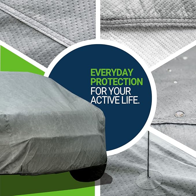 All Weather Waterproof Truck Car Cover, 7-Layer Non-Woven Cotton Car Covers - Image 6