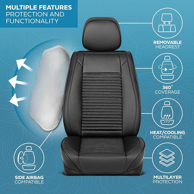 Elite Edition Faux Leather & All Weather Wicker Seat Covers - Image 4