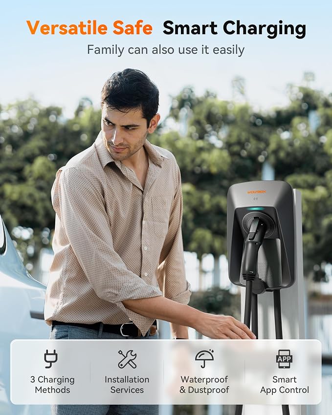 WOLFBOX Level 2 ev Charger 40 Amp J1772, ev Charger Level 2 - Image 2