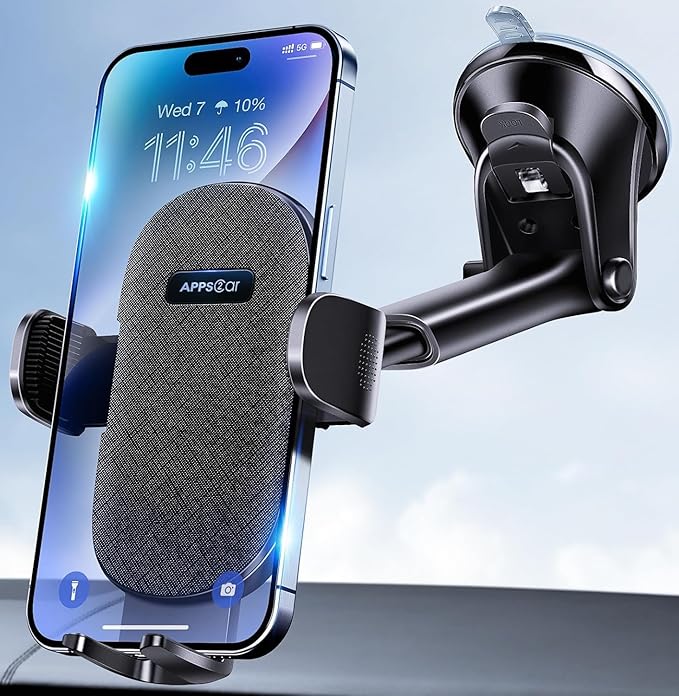 APPS2Car Car Phone Holder Mount, Dashboard/Windshield/Cell Phone Holder by APPS2Car