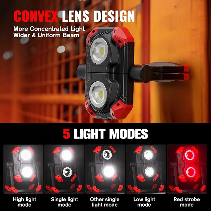 Adelante Rechargeable LED Work Light - Image 3
