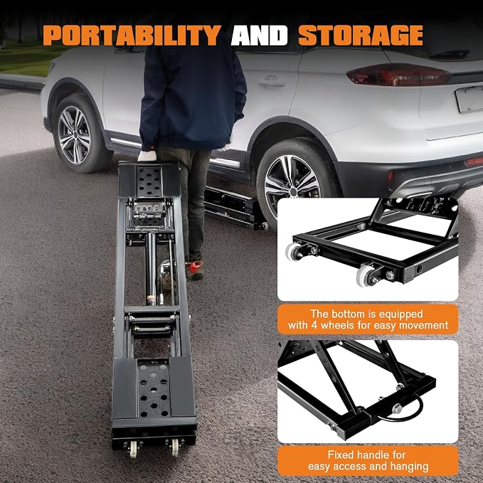 Jocisland Portable Car Lift, Capable of Lifting 5000 LBS Quick Jack - Image 6