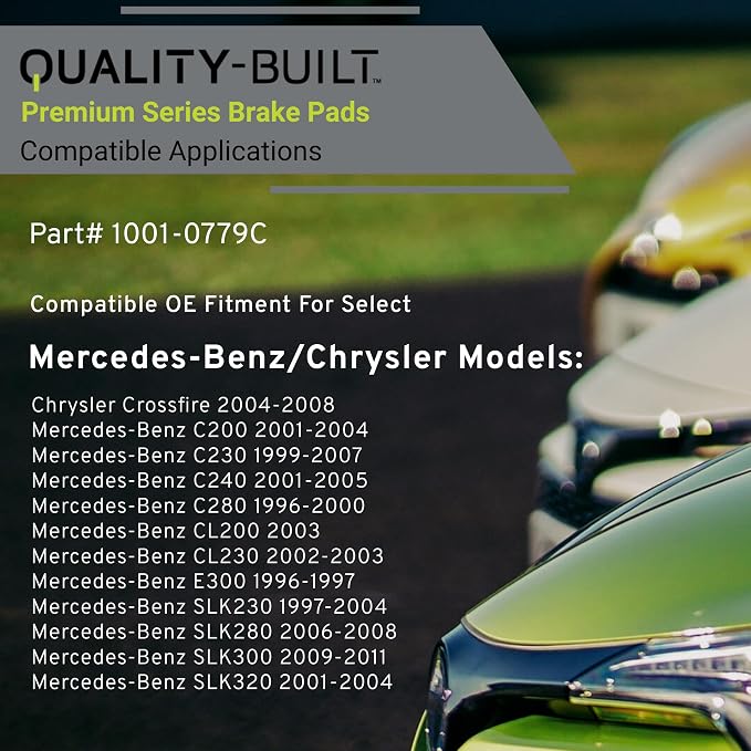 Premium Ceramic Rear Brake Pads Compatible - Image 3