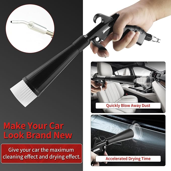 HANDY High Pressure Car Interior Cleaning Gun Interior Dryer Hair Dryer Car - Image 4