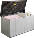 110 Pro Gallon Resin Deck Box, Waterproof Outdoor Storage Bin by Decksplore%E2%80%94BuiltforOutdoor