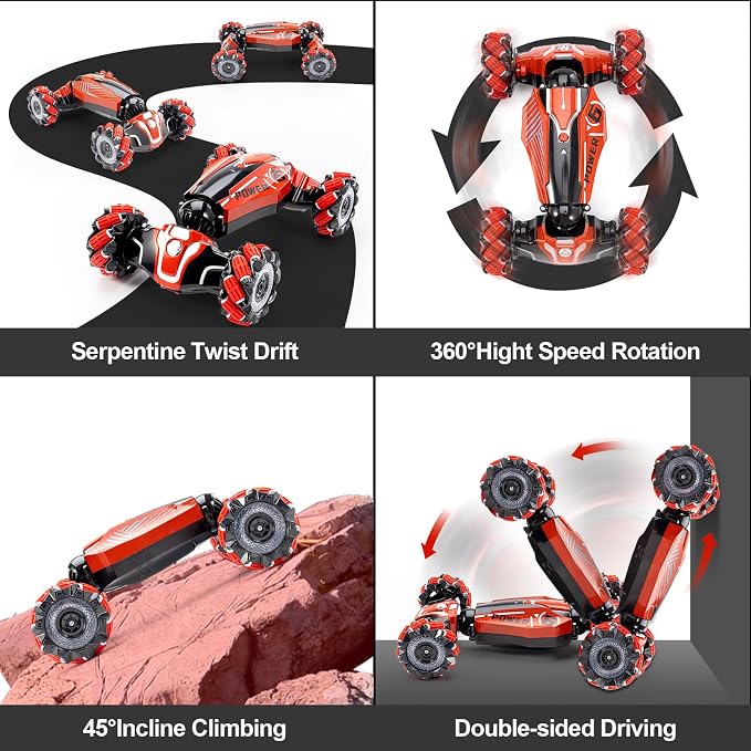 Gesture Sensing RC Stunt car, 4WD Drive Watch Remote-Controlled Vehicle - Image 5