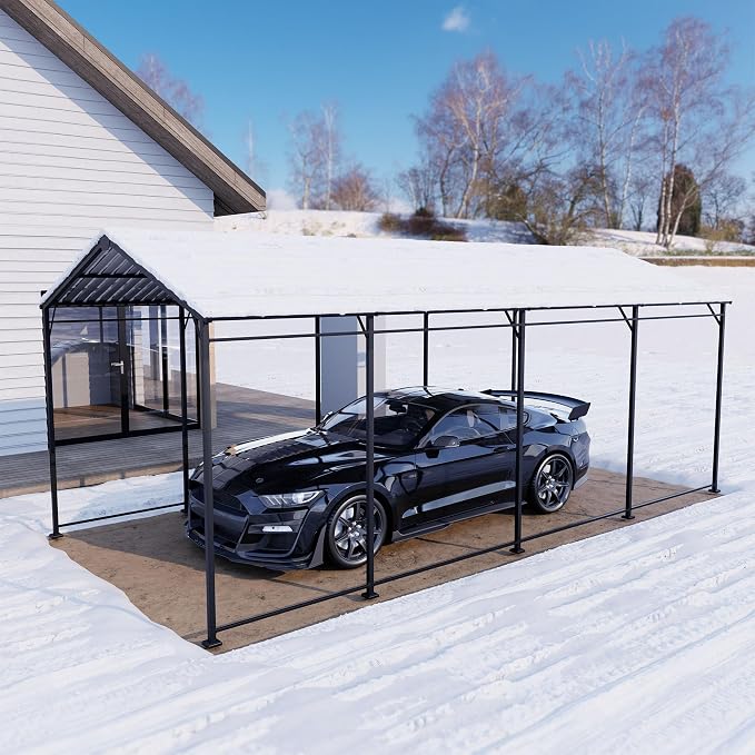 SUNBURY 10 x 20 ft Metal Carport - Image 5